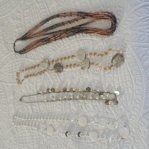 Elegant Multi-Color Beaded Necklace Set